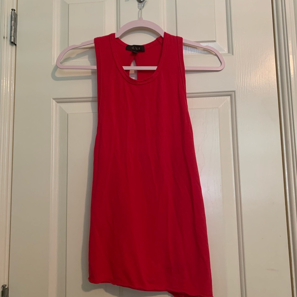 Alala tank,unusual back, size XS
